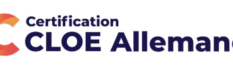 Allemand formation certifiante = CLOÉ
