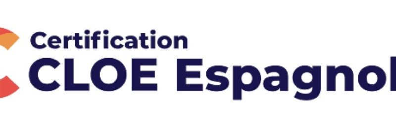 Espagnol formation certifiante = CLOÉ